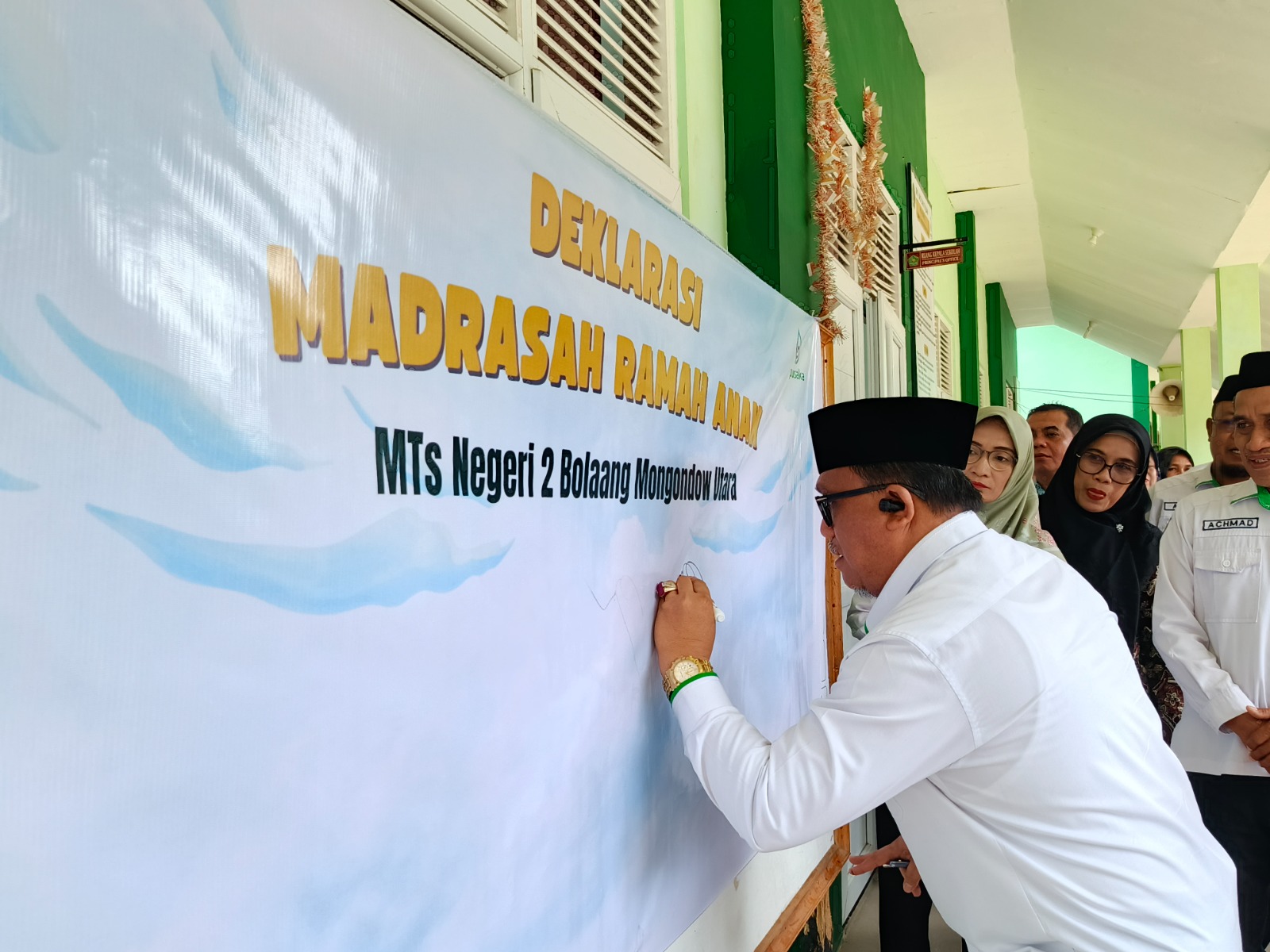 MTs Negeri 2 Boltara Deklarasikan Diri sebagai Madrasah Ramah Anak