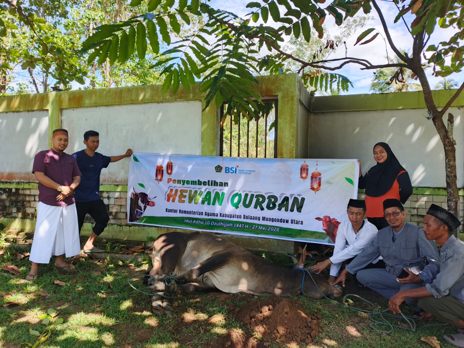 BSI Kotamobagu Berkurban Bersama Kemenag Boltara
