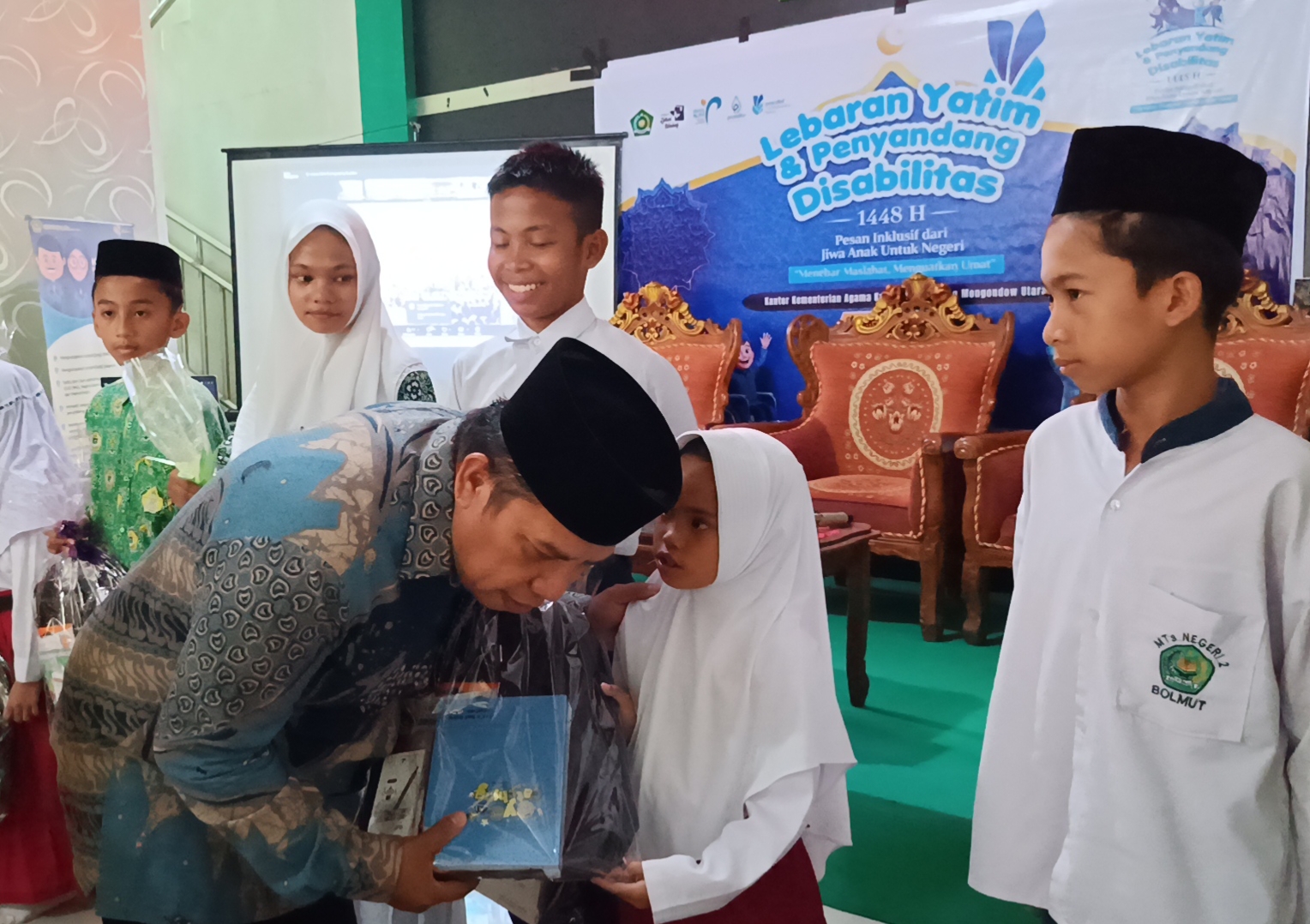 Semarak 10 Muharram 1448 H, Kemenag Boltara Sukseskan Program Lebaran Yatim dan Penyandang Disabilitas