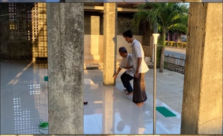 Fenomena Rashdul Kiblat Masih Berlangsung, KUA Kaidipang Kembali Gelar Kalibrasi Arah Kiblat