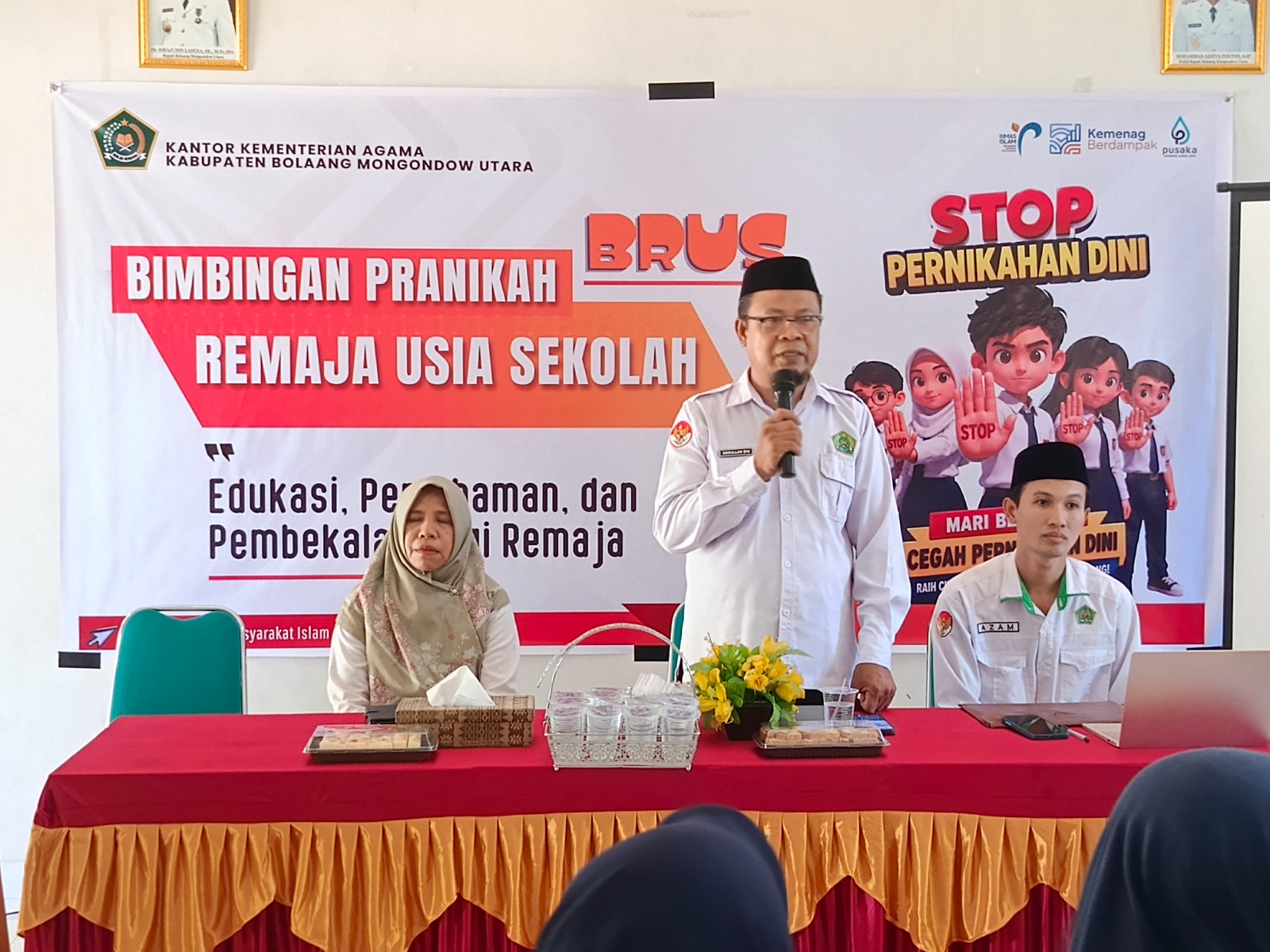 BRUS MTs N 2, Kasie Bimas Islam Ajak Siswa Bijak Gunakan Smartphone