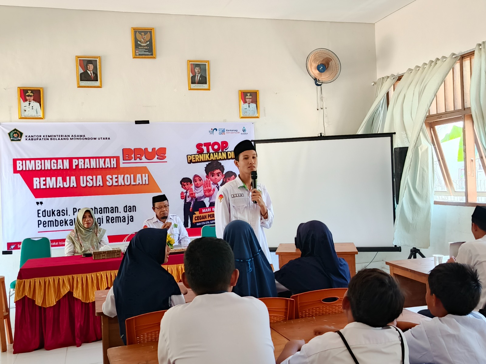 Bekal Karakter untuk Generasi Hebat, BRUS Hadir di MTsN 2 Boltara